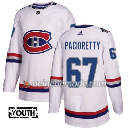 Kinder Eishockey Montreal Canadiens Trikot Max Pacioretty 67 Adidas 2017-2018 White 2017 100 Classic Authentic